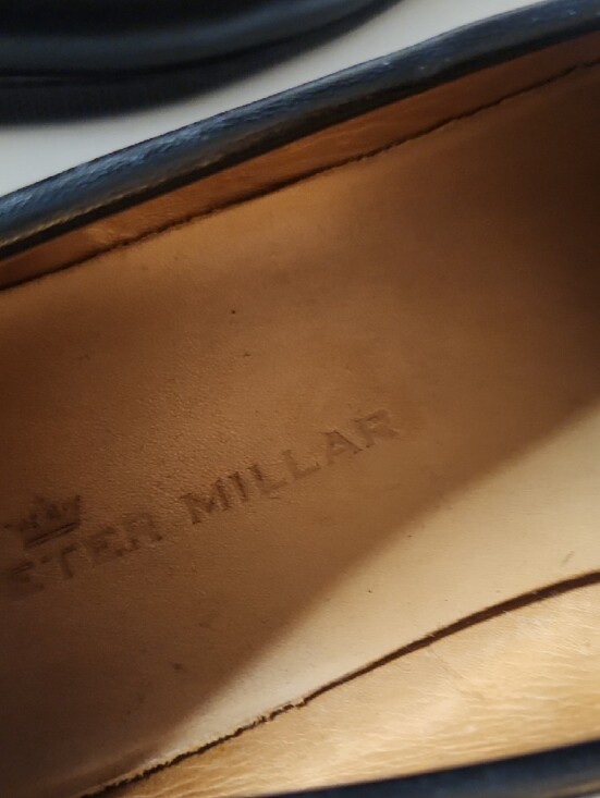 Peter Millar Men\'s Black Leather Bit Loafers Size 9.5 M main image 7